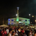 Concentração na praça a espera do ano de 2016