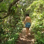 Trilha de acesso à praia do Cachadaço
