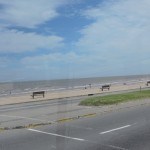 Praia na costa do Rio de la Plata