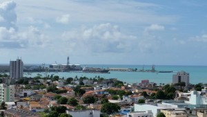 Porto de Jaraguá ou Porto de Maceió visto da Capela