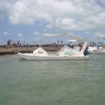 Embarcação que leva para o Gunga