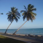 Orla da praia Pajuçara, uma das mais famosas praias de Maceió