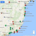 Rota Trancodo para Prado - Bahia - Brasil